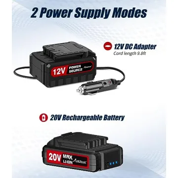 Portable Tire Inflator with Digital Pressure Gauge