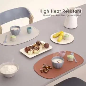 Cuddle Campus Non-Slip Silicone Placemat for Kids