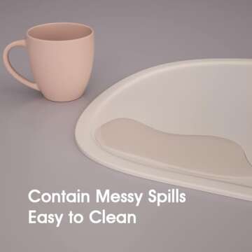 Cuddle Campus Non-Slip Silicone Placemat for Kids