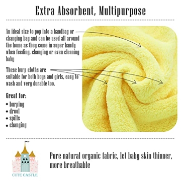 Cute Castle Ultra-Soft Baby Washcloths 16 Pack for All Ages