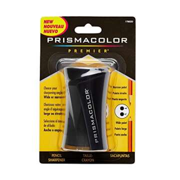 Prismacolor Colored Pencils Box of 72 Assorted Colors, Triangular Scholar Pencil Eraser and Premier Pencil Sharpener
