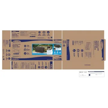 Suncast 73 Gallon Outdoor Storage Chest for Patio Use