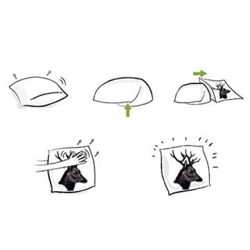 UTF4C Throw Pillow Cover French Script Decorative Pillow Case Paris Home Decor Square 18x18 Inch Cushion Cushion Cover