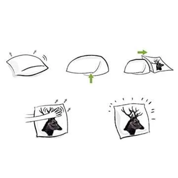 UTF4C Throw Pillow Cover French Script Decorative Pillow Case Paris Home Decor Square 18x18 Inch Cushion Cushion Cover