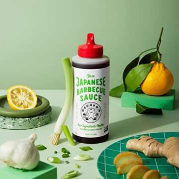 Bachan's - Japanese Barbecue Sauce - Yuzu, 17 Oz, Small Batch, Non GMO, No Preservatives, Vegan and ...