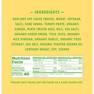 Bachan's - Japanese Barbecue Sauce - Yuzu, 17 Oz, Small Batch, Non GMO, No Preservatives, Vegan and BPA free. Condiment for Wings, Chicken, Beef, Pork, Seafood, Noodle Recipes, and More