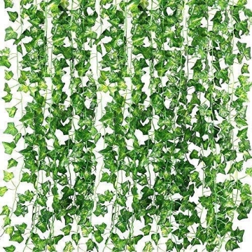 Lush SO CAL PRO Fake Ivy Leaves for Home Decor and Events