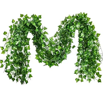 Lush SO CAL PRO Fake Ivy Leaves for Home Decor and Events