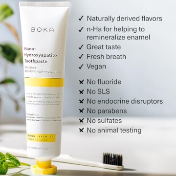 Boka Fluoride-Free Toothpaste for Family - 4 Fl Oz