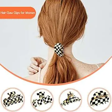 Hair Clamp for Women Girls Thick Thin Long Curly Hair AccessoriesL8