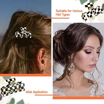 Hair Clamp for Women Girls Thick Thin Long Curly Hair AccessoriesL8