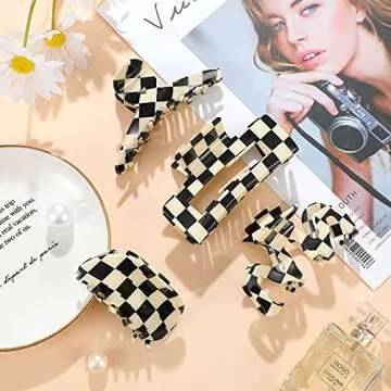 Hair Clamp for Women Girls Thick Thin Long Curly Hair AccessoriesL8