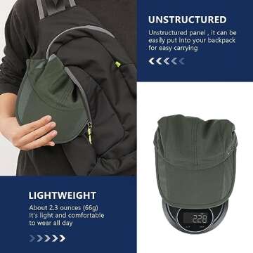 GADIEMKENSD Quick Dry Run Hat Cooling Breathable Mesh