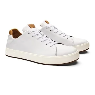 OLUKAI Lae‘ahi Li ‘ILI Men's Leather Sneakers for All Occasions