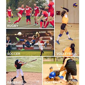 CELERSPORT 2 Pack Baseball Soccer Softball Socks For Youth Kids Men Women Multi-sport Tube Socks Gold X-Large