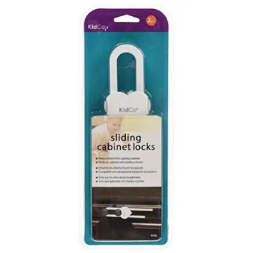 KidCo Cabinet Locks for Child Safety - 2 Pack White