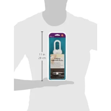 KidCo Cabinet Locks for Child Safety - 2 Pack White