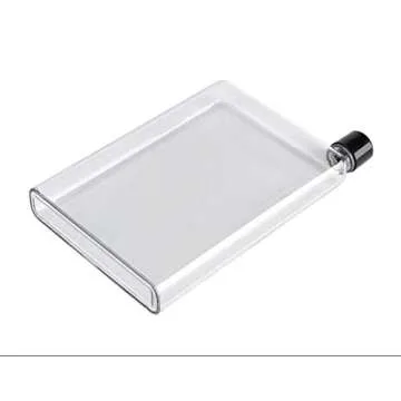 WANLIAN Flat Water Bottle: Stylish & Leakproof for All