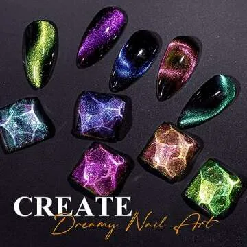 MIZHSE 9D Cat Eye Gel Nail Polish Set for Stunning Nail Art