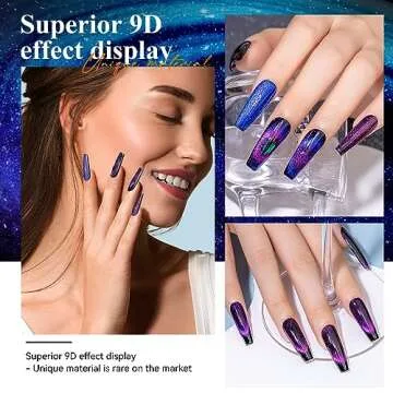 MIZHSE 9D Cat Eye Gel Nail Polish Set for Stunning Nail Art