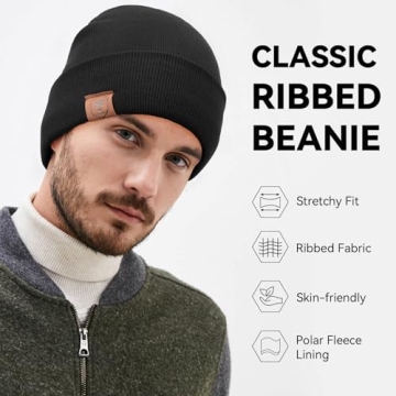 OZERO Daily Skully Beanie Hat - Thick & Soft Knitting