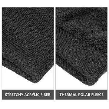 OZERO Daily Skully Beanie Hat - Thick & Soft Knitting