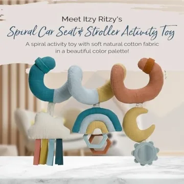 Itzy Ritzy Spiral Car Seat & Stroller Activity Toy for Infants