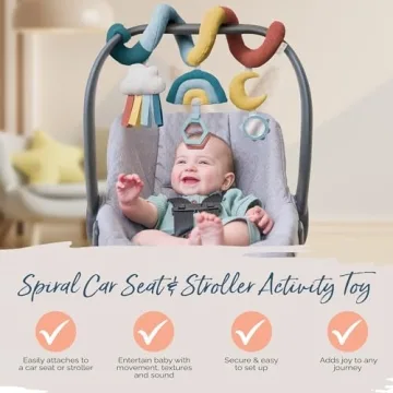 Itzy Ritzy Spiral Car Seat & Stroller Activity Toy for Infants