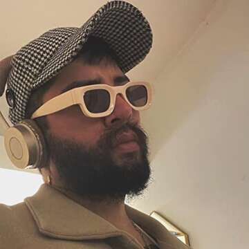 EYLRIM Thick Square Frame Sunglasses for Women Men Chunky Rectangle Polarized Sunglasses UV400 Prote...