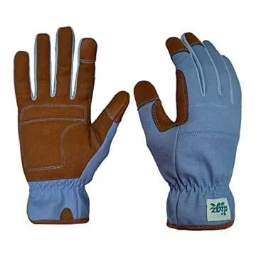 Digz Duck Canvas Utility Gloves for Heavy-Duty Gardening and Yard Work
