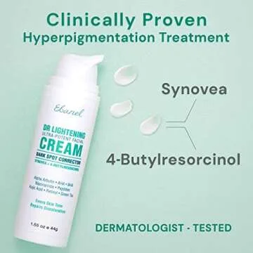 Ebanel Dark Spot Remover for Face Peel Skin Brightening Cream Melasma Hyperpigmentation Treatment Su...