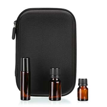 Hipiwe Essential Oil Case Holds 12 Bottles Travel Size