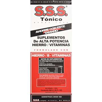 SSS Tonic Liquid 20 OZ
