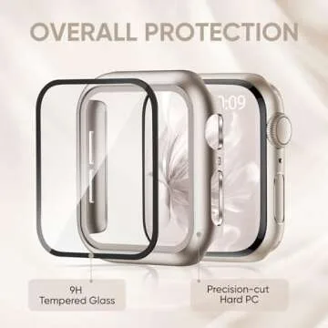 Stylish Braided Stretchy Apple Watch Band with Case