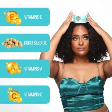 Curldaze Creamy Curl Styler for Defined, Moisturized Curls