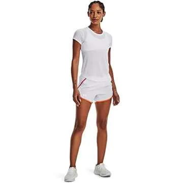 Under Armour Women's Fly By 2.0 Running Shorts Lightweight Comfort