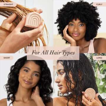 Kitsch Bond Repair Hair Mask - Strengthening Solid Treatment to Restore & Replenish | For Dry & Damaged Hair | Made in US | All Natural | Vegan | Great for All Hair Types | Zero Waste, 2.7oz