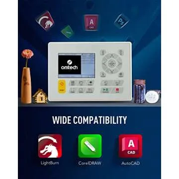 OMTech CO2 Laser Engraver 60W, 24x16 with Air Assist