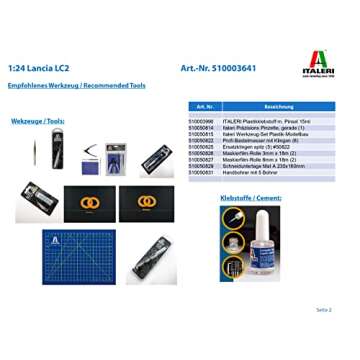 Italeri 3641S Lancia LC2 Model Kit - Engage in Crafting Fun