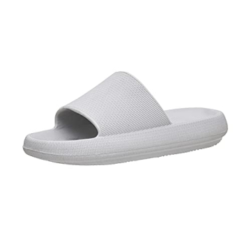 CUSHIONAIRE Feather Slides - Cloud Cushioned Comfort for Women