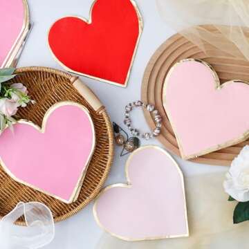 Heart Napkins 50 PK - Stylish Valentine Party Supplies