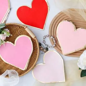 Heart Napkins 50 PK - Stylish Valentine Party Supplies