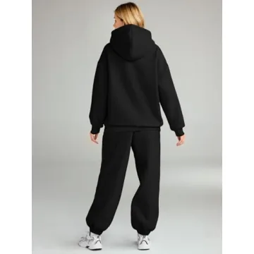 AUTOMET Cozy Women's Sweatsuit Set for Warm Fall Fashion