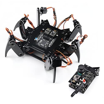 FREENOVE Hexapod Robot Kit with Remote (Compatible with Arduino IDE), App Remote Control, Walking Cr...