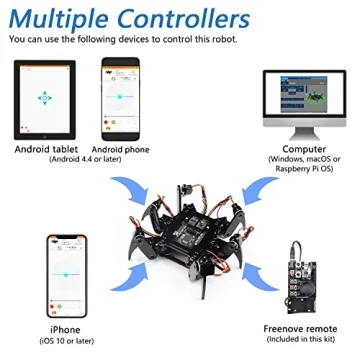 FREENOVE Hexapod Robot Kit for All Ages