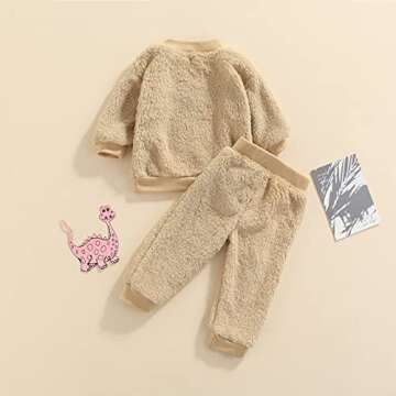 Toddler 2 Piece Outfit Set for Baby Girls Boys - Cozy Style