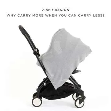 We are Amma | The Cocoon™ - Newborn Essentials Must Haves: Nursing Cover for Breastfeeding Essentials | Nursing Sweater Used as Breastfeeding Cover (Grey, One Size)