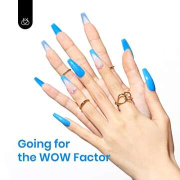 Bright Blue Gel Nail Polish for Stunning Summer Nails