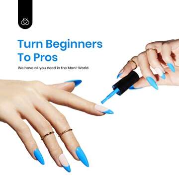 Bright Blue Gel Nail Polish for Stunning Summer Nails