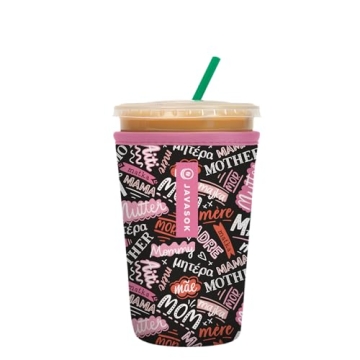 JAVA SOK Iced Coffee & Cold Soda Insulated Neoprene Cup Sleeve - Durable & Stylish
